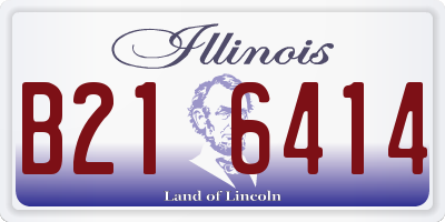 IL license plate B216414