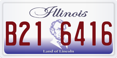 IL license plate B216416