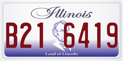 IL license plate B216419