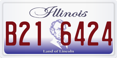 IL license plate B216424