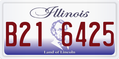 IL license plate B216425