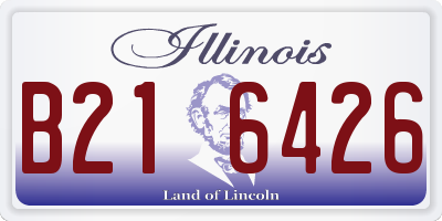 IL license plate B216426
