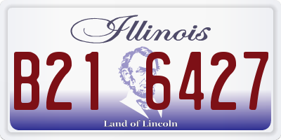 IL license plate B216427