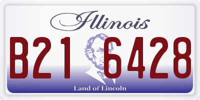 IL license plate B216428