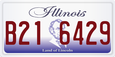 IL license plate B216429