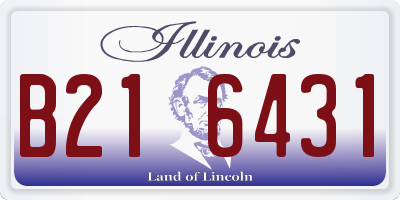 IL license plate B216431