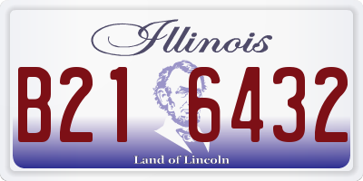 IL license plate B216432