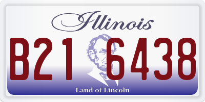 IL license plate B216438