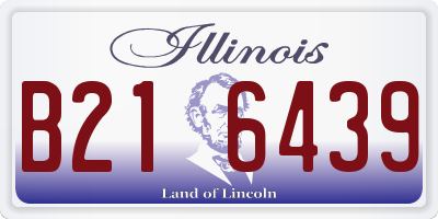 IL license plate B216439