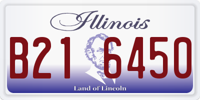 IL license plate B216450