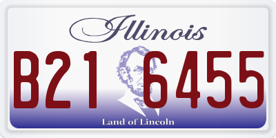 IL license plate B216455