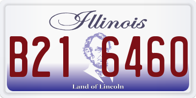 IL license plate B216460