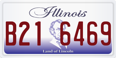 IL license plate B216469