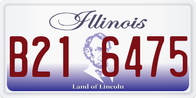 IL license plate B216475