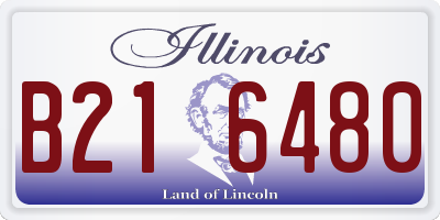 IL license plate B216480