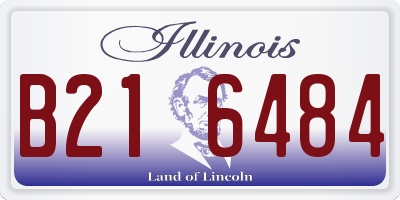 IL license plate B216484