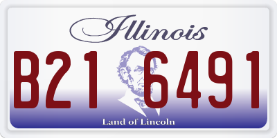 IL license plate B216491