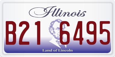 IL license plate B216495