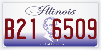 IL license plate B216509