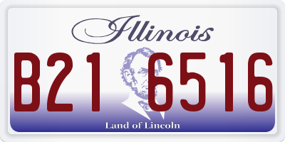 IL license plate B216516