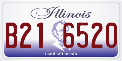 IL license plate B216520