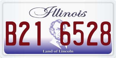 IL license plate B216528