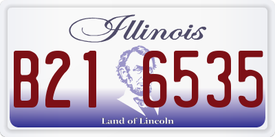 IL license plate B216535