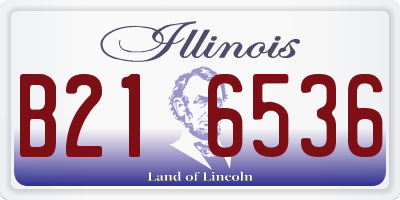 IL license plate B216536