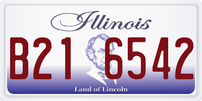 IL license plate B216542