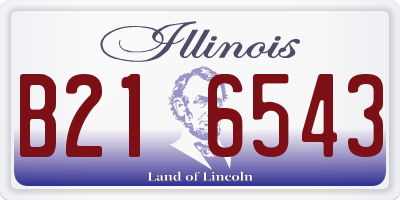 IL license plate B216543