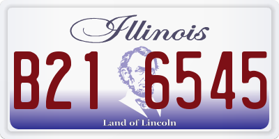 IL license plate B216545