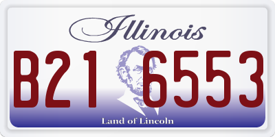 IL license plate B216553
