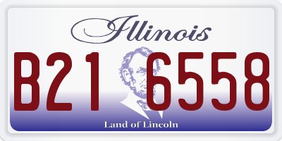 IL license plate B216558