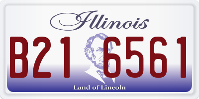 IL license plate B216561