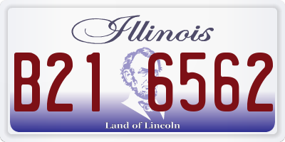 IL license plate B216562