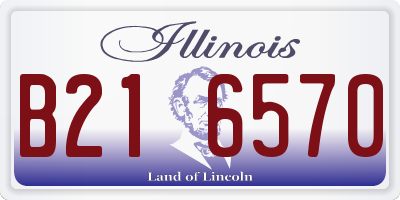 IL license plate B216570