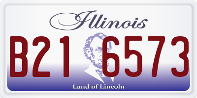 IL license plate B216573