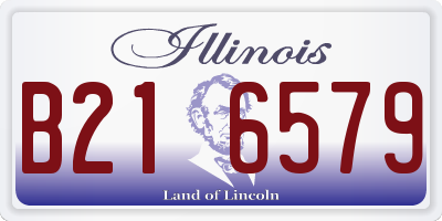 IL license plate B216579