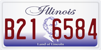 IL license plate B216584