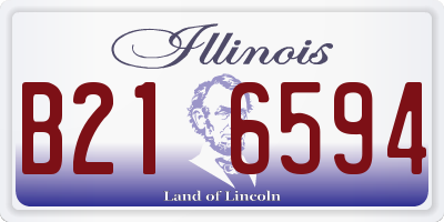 IL license plate B216594