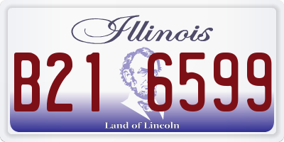 IL license plate B216599