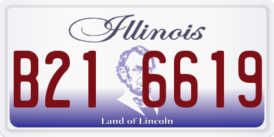 IL license plate B216619