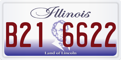 IL license plate B216622