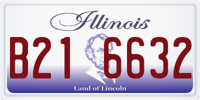 IL license plate B216632