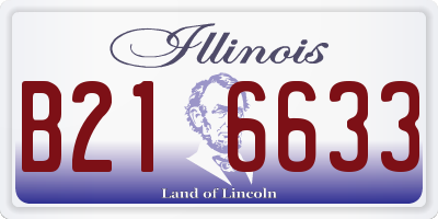 IL license plate B216633