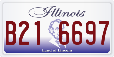IL license plate B216697