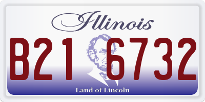 IL license plate B216732