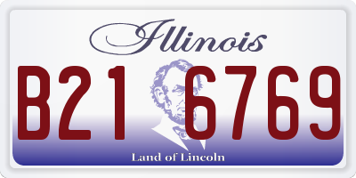 IL license plate B216769