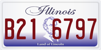 IL license plate B216797