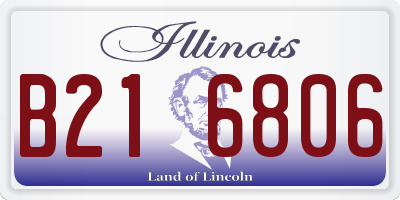 IL license plate B216806